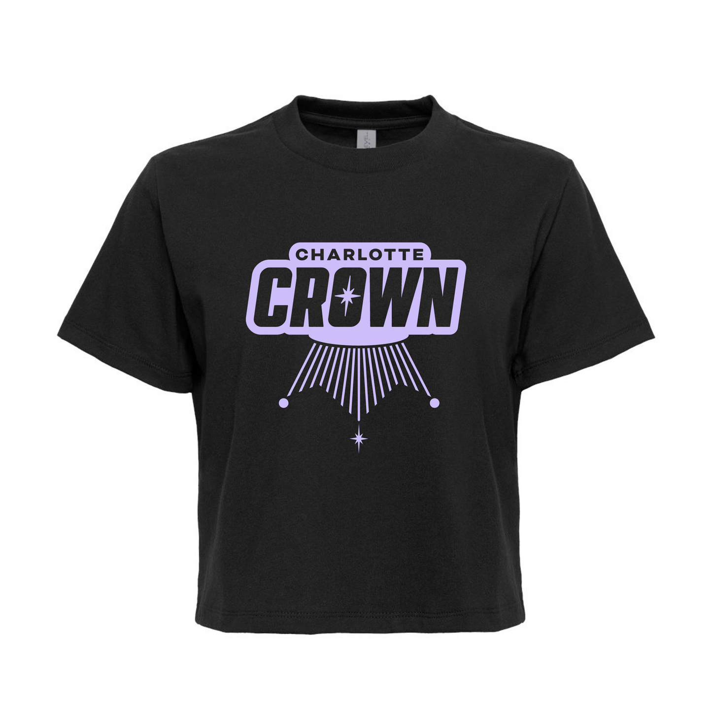 Charlotte Crown Women's Heavyweight Boxy Logo Tee