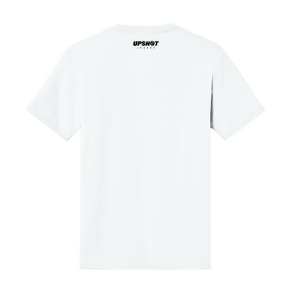 Charlotte Crown District White Triblend Logo Tee