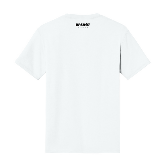 Charlotte Crown District White Triblend Logo Tee