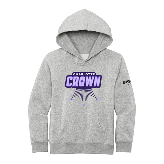 Charlotte Crown Youth District Gray Hooded Sweatshirt